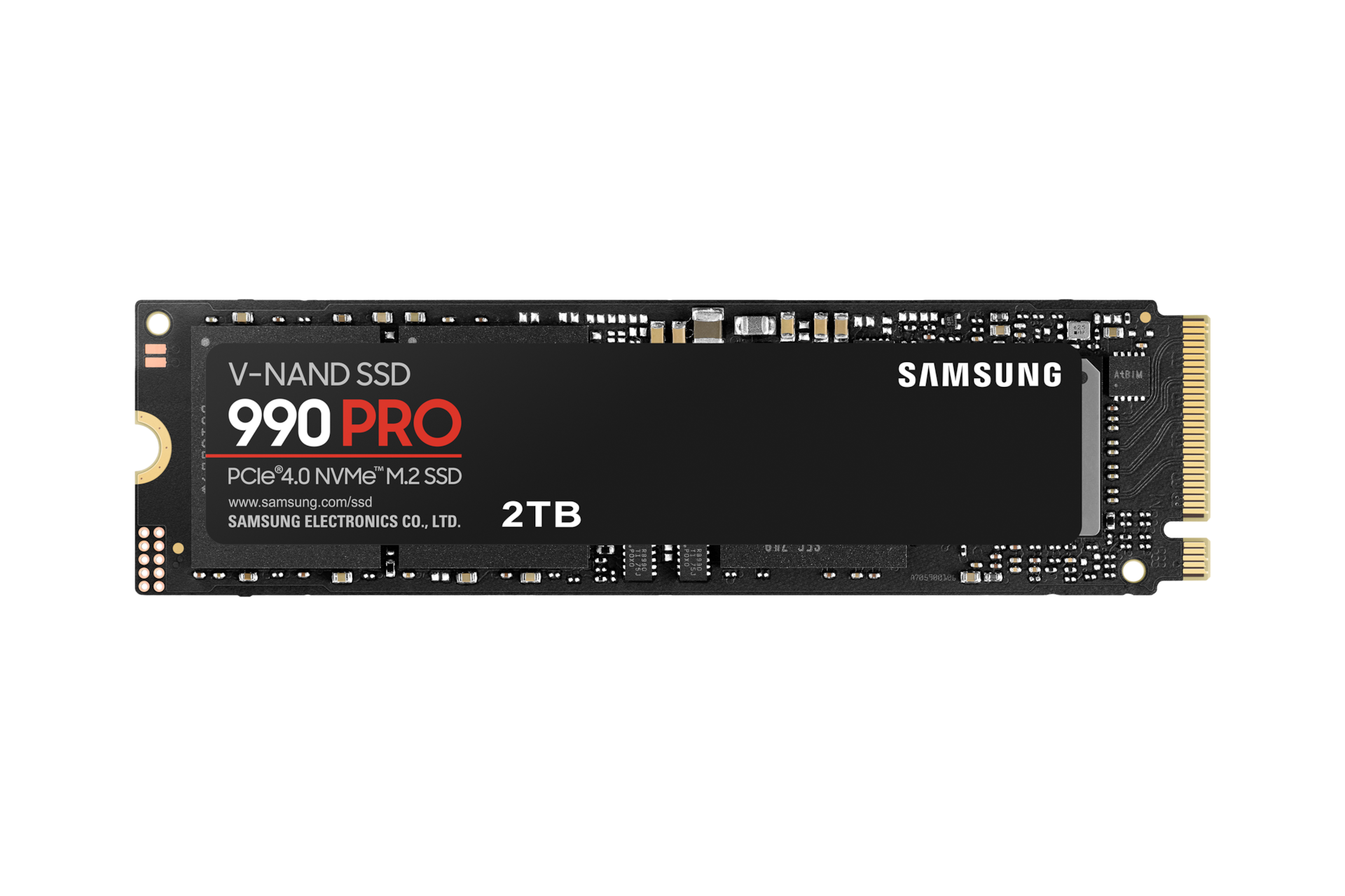 Dysk SSD 990 PRO PCle 4.0 NVMe™ M.2 SSD 2TB widok z przodu