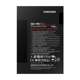 990 PRO PCIe 4.0 M.2 SSD PKG2-Back-Olympic- Black 