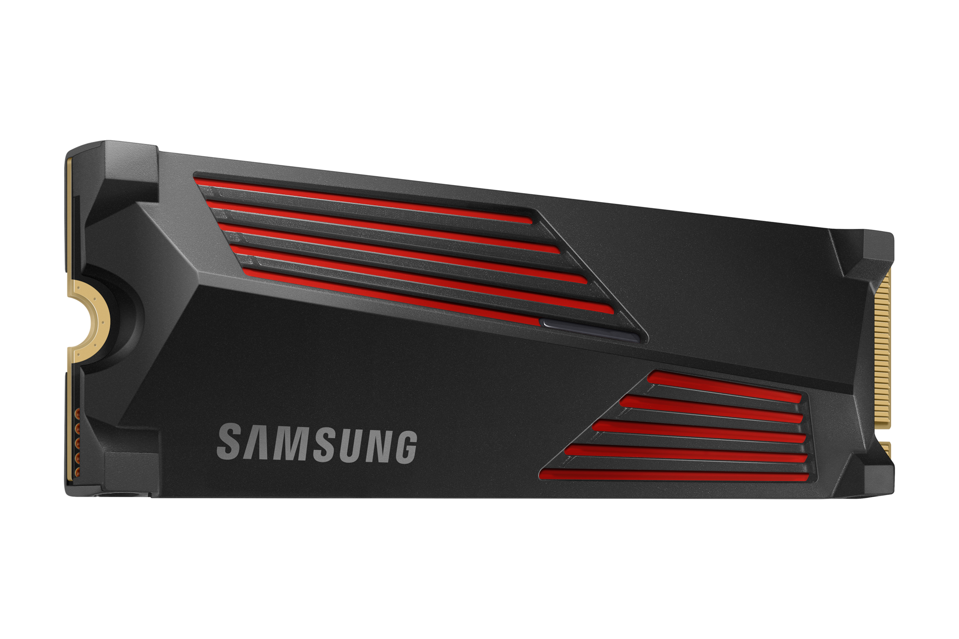 Dysk wewnętrzny 4TB  990 PRO Heatsink PCIe 4.0 NVMe™ MZ-V9P4T0CW - rzut z lewej.