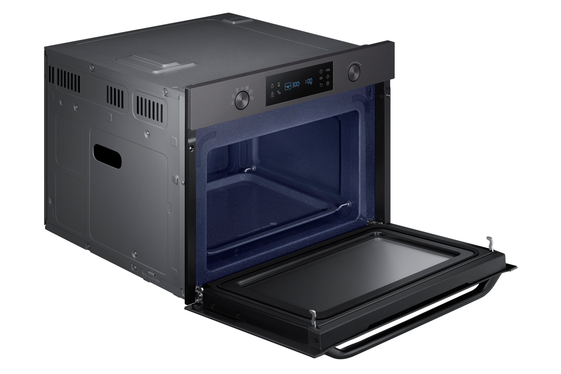 Dopasuj wygląd kuchenki mikrofalowej Samsung NQ50K3130BM do wystroju Twojej kuchni dzieki możliwości zabudowy