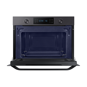 Pojemne wnętrze kuchenki mikrofalowej NQ50K3130BM umożliwia szybkie przygotowanie posiłków dla całej rodziny