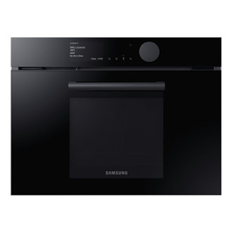 Na zdjęciu widoczny jest front piekarnika z funkcją mikrofali Samsung NQ50T8539BK/EO.