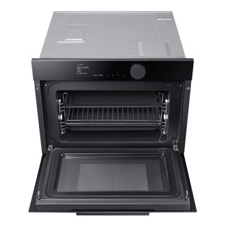 Perspektywa z góry na piekarnik z opcją mikrofali Samsung NQ50T8539BK/EO.