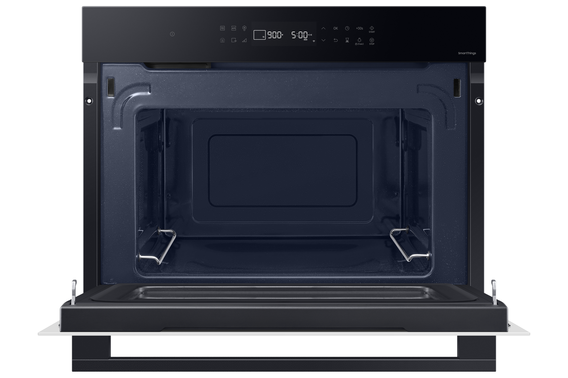 Kuchenka mikrofalowa NQ5B4313GBW/U2 do zabudowy otwarta