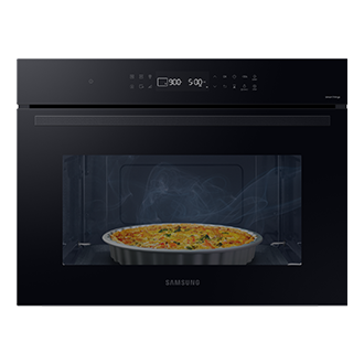 Mikrofalówka do zabudowy 900 W Auto Cook Podtrzymywanie ciepła Gotowanie na parze NQ5B4313IBK/U2 Czarne szkło