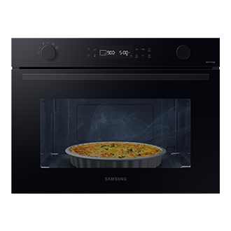 Mikrofalówka do zabudowy 900 W Auto Cook Podtrzymywanie ciepła Gotowanie na parze NQ5B4513IBK/U2 Czarne szkło