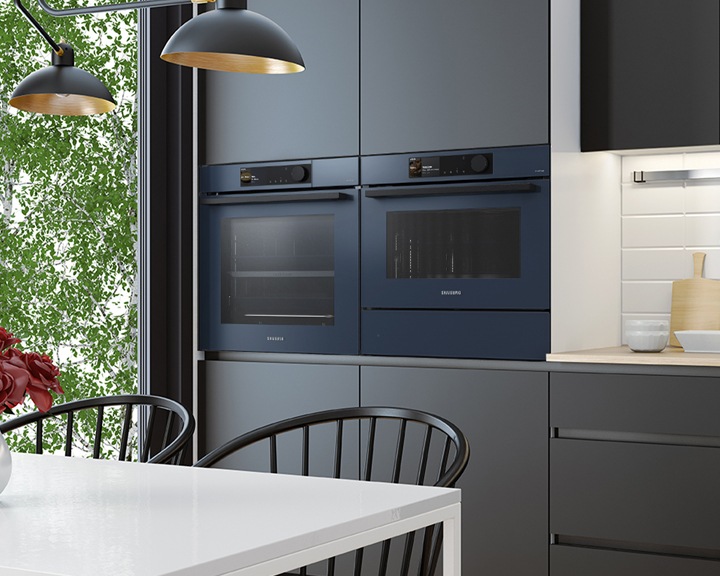 Wyświetlacz LED piekarnika kompaktowego NQ5B5763DBK z mikrofalami do zabudowy 