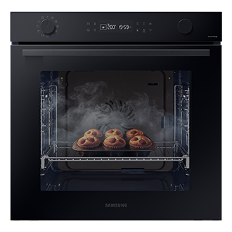 NV7B4145VAK piekarnik parowy Natural Steam 76l, WiFi Czarne szkło
