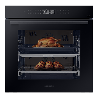 NV7B42251AK piekarnik z technologią Dual Cook, WiFi	 Czarne szkło