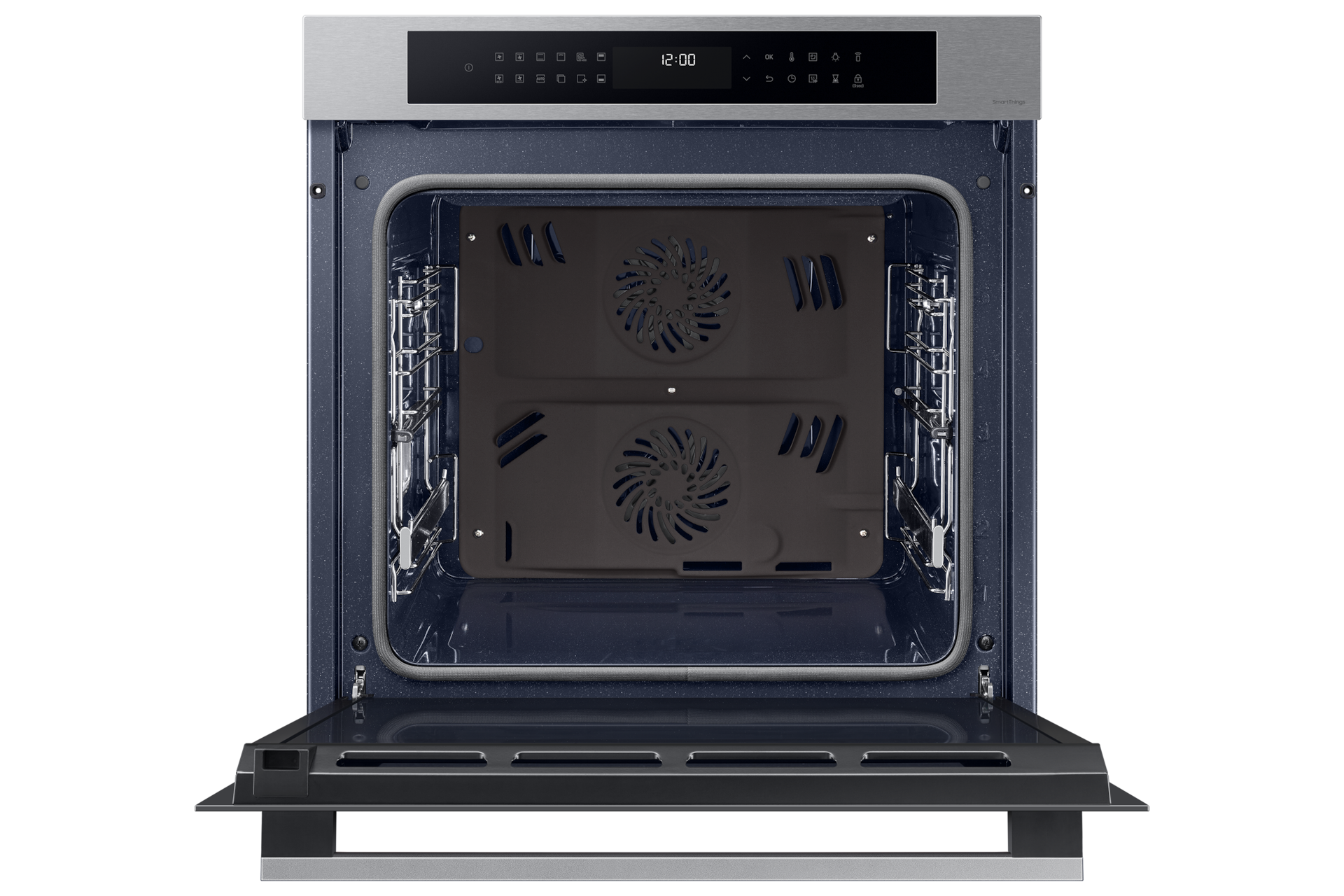 Piekarnik parowy NV7B4245VAS/U2 z funkcją Natural Steam do zabudowy otwarty 