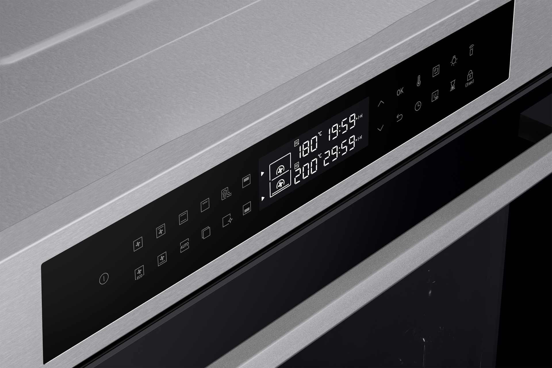 Piekarnik parowy NV7B4245VAS/U2 z Dual Cook z wyświetlaczem LED 