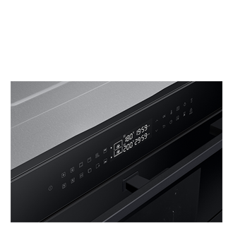 Wyświetlacz LED piekarnika parowego NV7B4345VAK/U2 z Dual Cook do zabudowy bokiem
