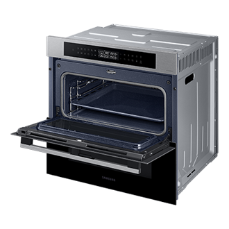 Piekarnik parowy NV7B4345VAS/U2 z Dual Cook do zabudowy z otwartą w pełni jedną komorą 