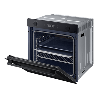 Piekarnik parowy NV7B44207AK/U2 z Dual Cook do zabudowy z uchylonymi drzwiami 