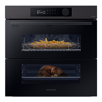 NV7B57508AB Piekarnik parowy Natural Steam z technologią Dual Cook Flex WiFi matowa grafitowa stal Graphite Matt