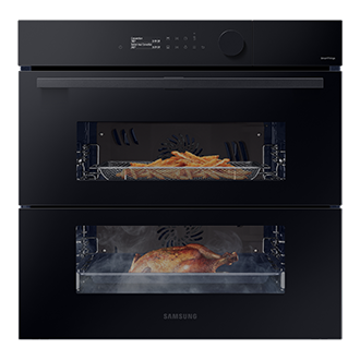 NV7B5765RAK piekarnik parowy Steam Assist z technologią Dual Cook Flex, Wi-Fi Czarne szkło