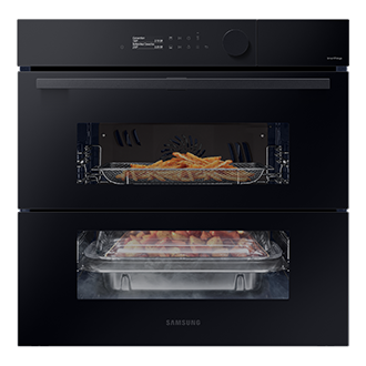 NV7B5785KAK piekarnik parowy Steam Cook z technologią Dual Cook Flex, WiFi Czarne szkło