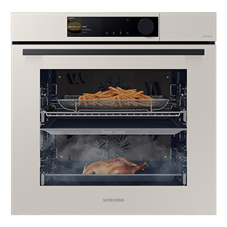 NV7B6665IAA, piekarnik parowy, Steam Assist z technologią Dual Cook, WiFi Satynowy Beż