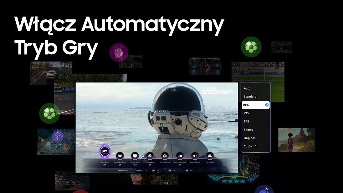 Więcej grania, mniej klikania! Automatyczny Tryb Gry AI w Samsung AI TV
