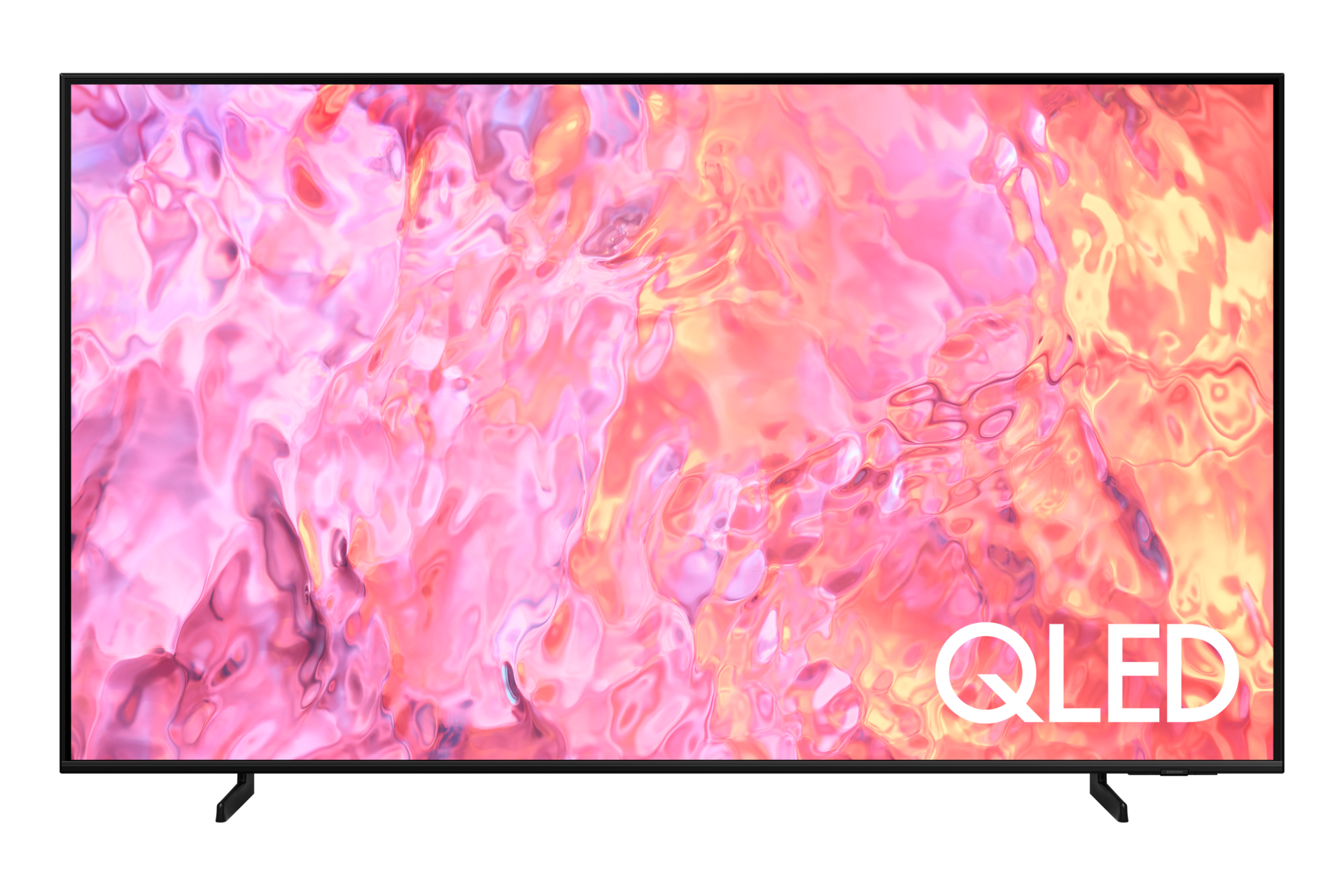 Telewizor Samsung QLED Q60C QE50Q60CAUXXH - widok na wprost telewizora