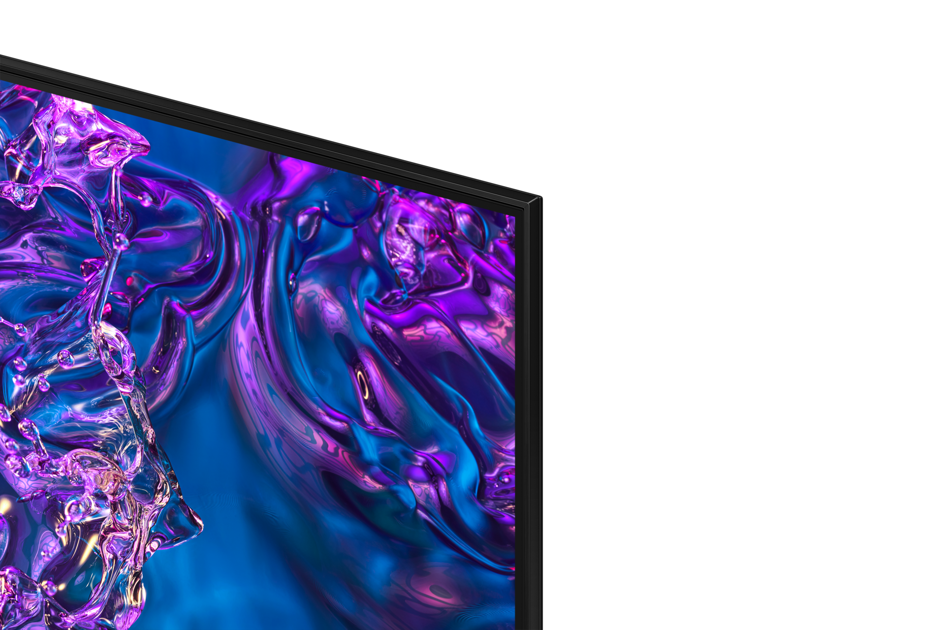 Zbliżenie na krawędź Telewizora 55” QLED 4K Q70D QE55Q70DATXXH