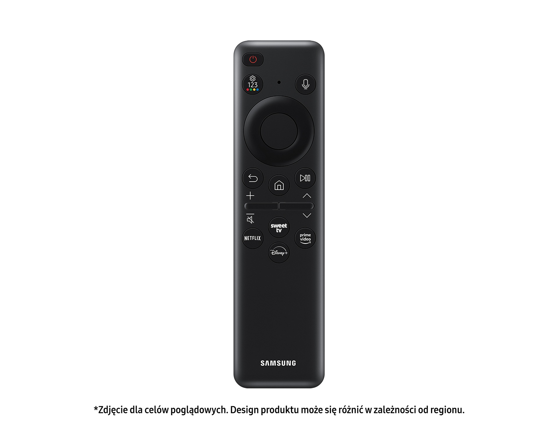 Grafika pokazująca pilot w zestawie telewizora 55” QLED 4K Q70D QE55Q70DATXXH