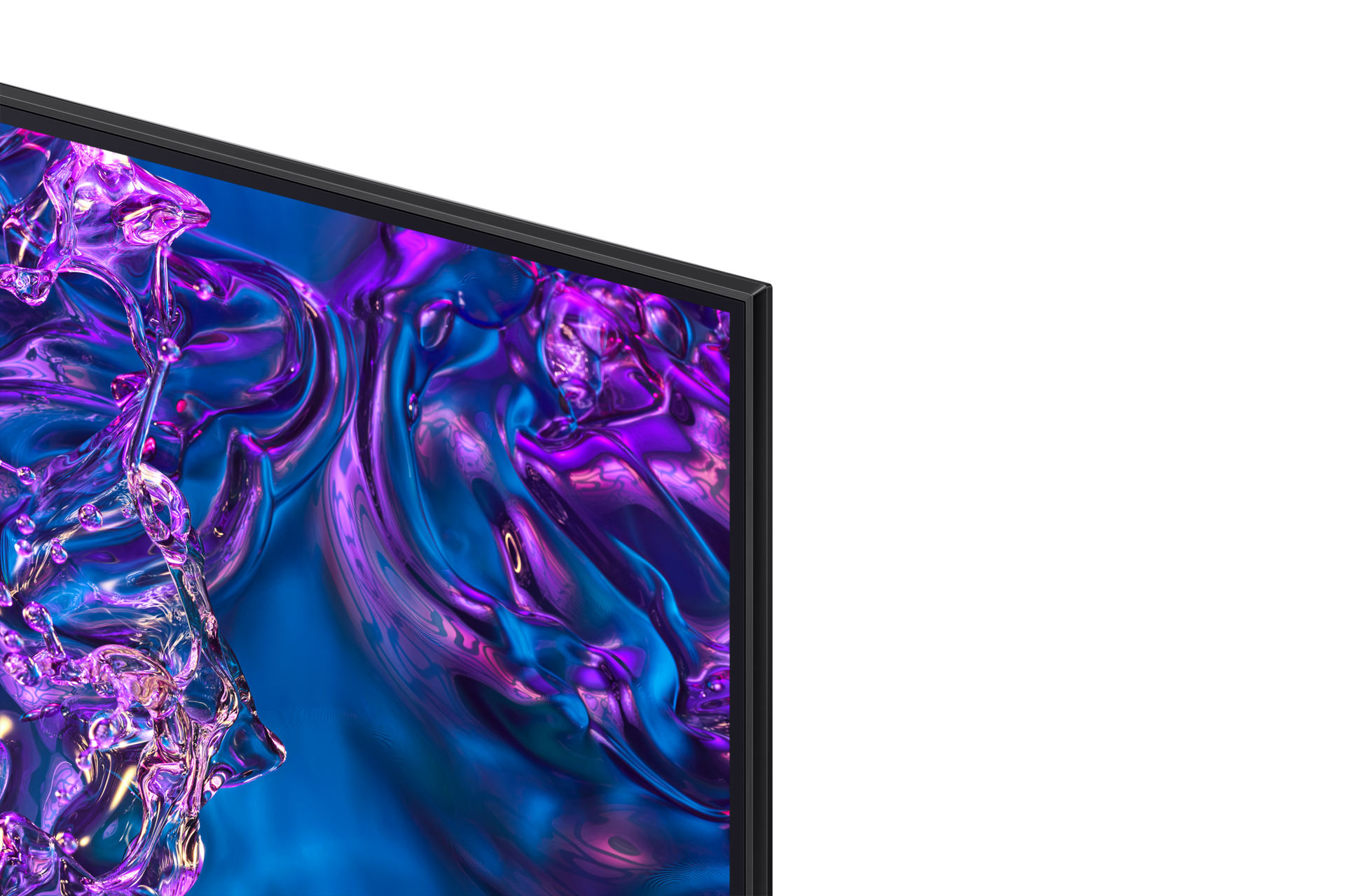 Zbliżenie na krawędź Telewizora 55” QLED 4K Q74D QE55Q74DATXXH