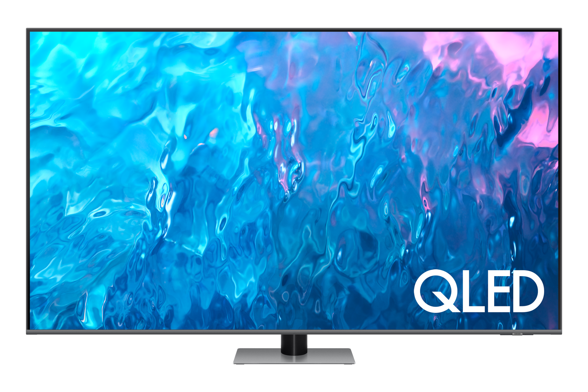 Telewizor Samsung QLED Q77C QE55Q77CATXXH - widok na wprost telewizora