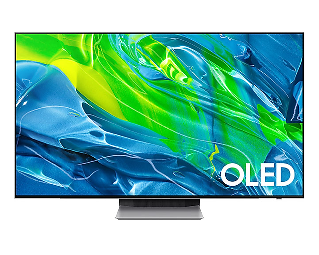 Nowy telewizor Samsung 55” OLED 4K S95B (2022) - QE55S95BATXXH - widok z przodu