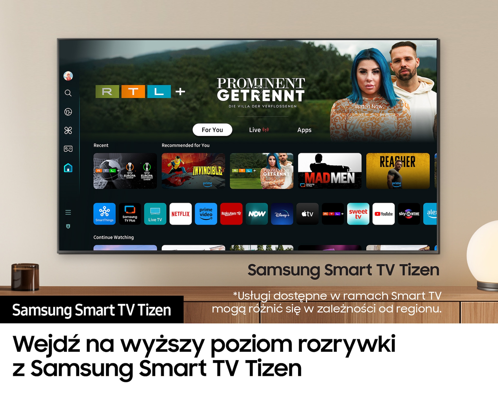 Telewizor 65” QLED 4K Q70D  ze Smart TV tizen