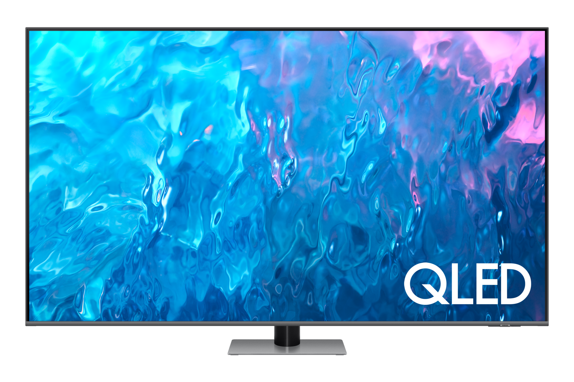 Telewizor Samsung QLED Q77C QE65Q77CATXXH - widok na wprost telewizora