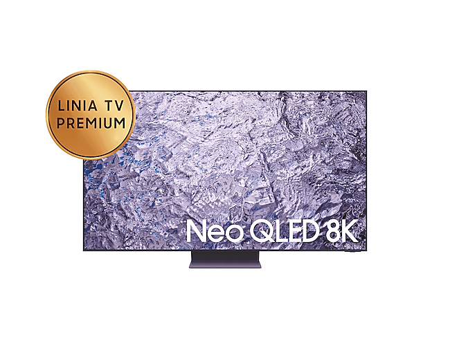 Telewizor Samsung Neo QLED 8K Excellence Line QN800C 65 cali z fioletowym obrazem