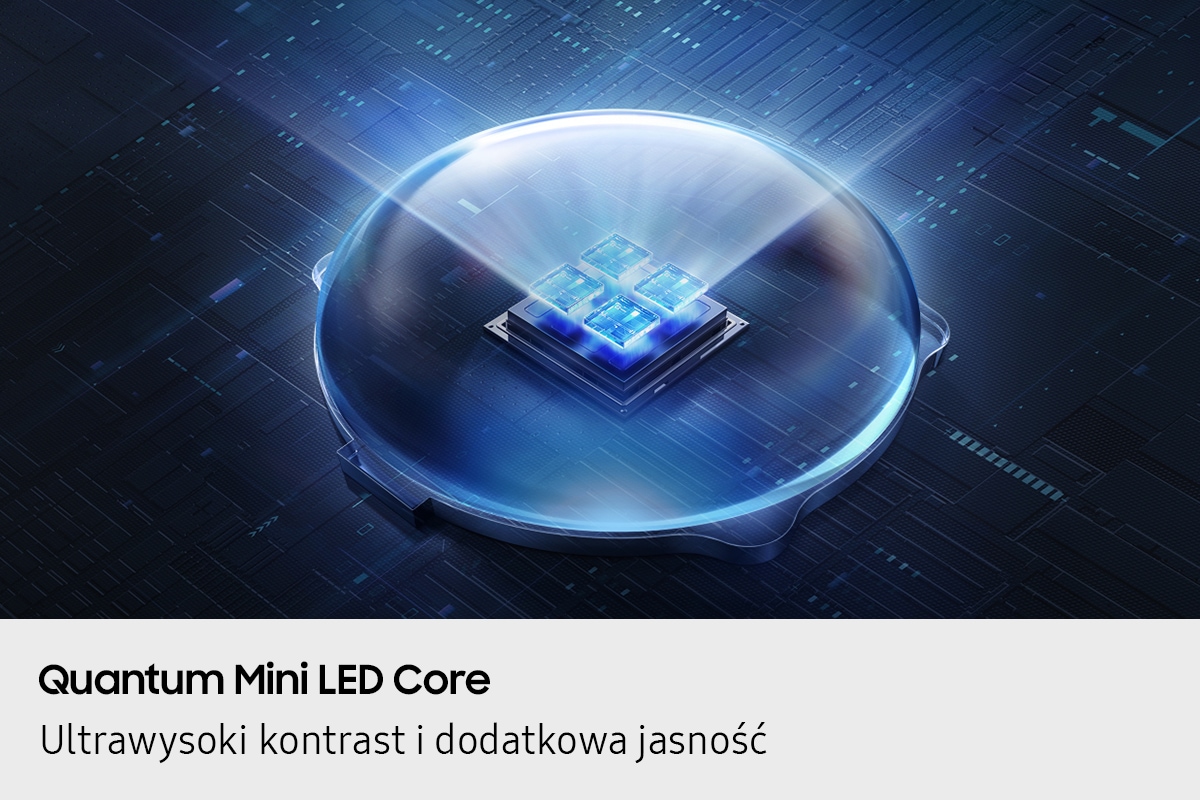 Quantum Mini LED Core - Ultra wysoki kontrast i dodatkowa jasność. (QE65QN80FAUXXH)