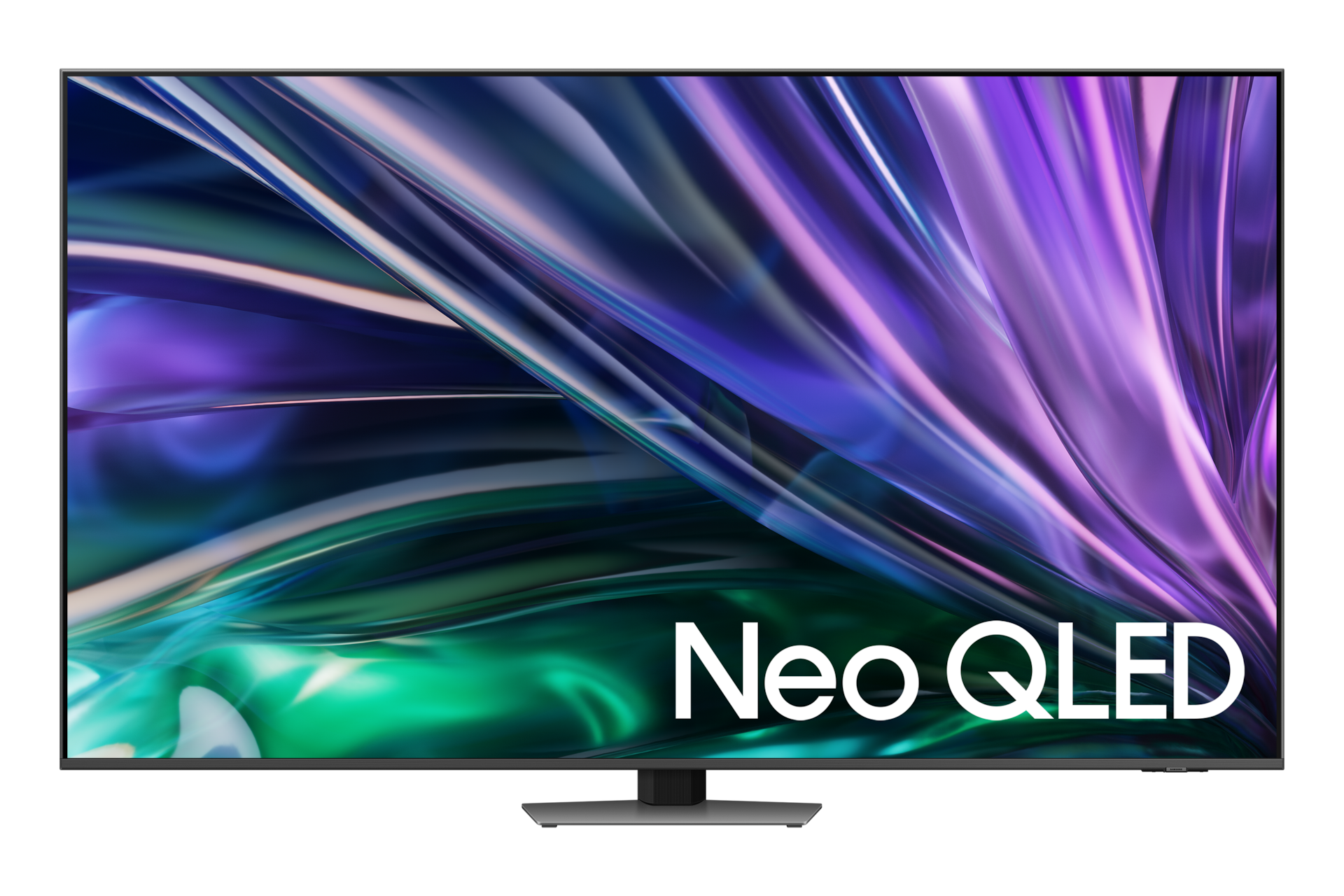 Telewizor 65” Neo QLED 4K QN85D stojący na podstawie, widok na wprost