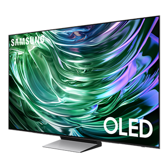 Rzut z prawej na nowy telewizor 65" OLED 4K S94D Smart TV model QE65S94DATXXH.