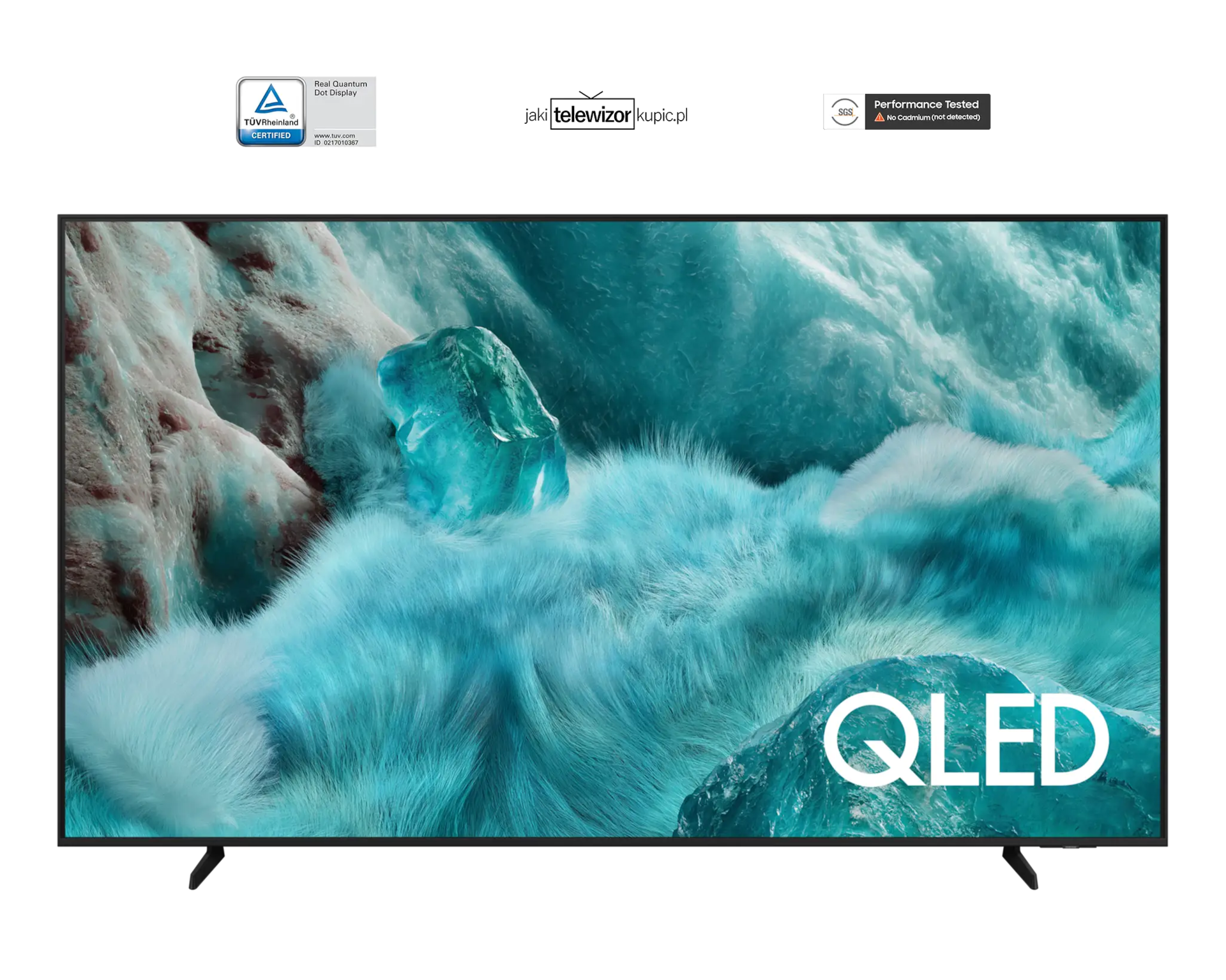 Telewizor 75" QLED Q7F2 4K Samsung Vision AI Smart TV (2025) - widok z przodu