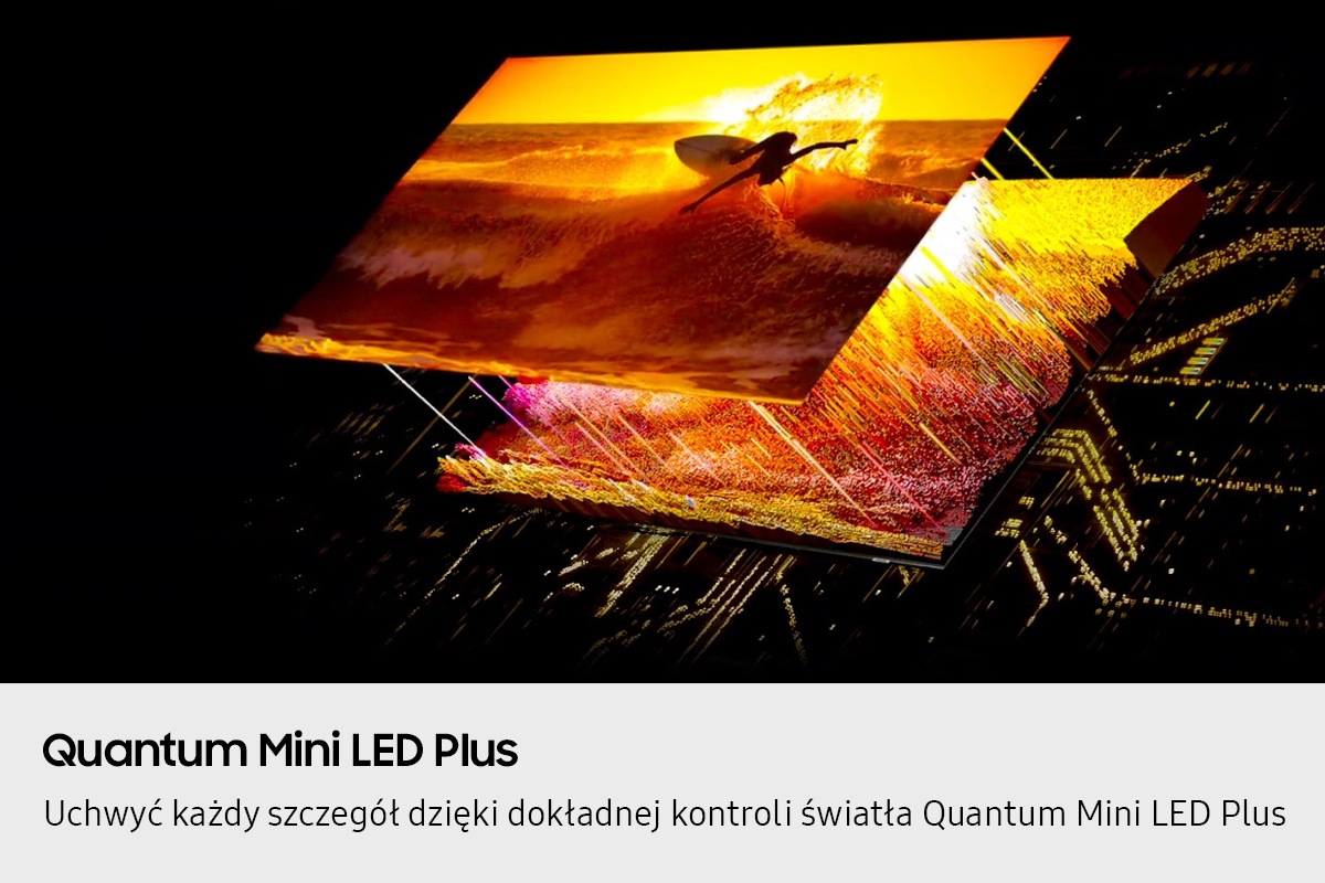 Quantum Mini LED Plus - uchwyć każdy szczegół, dzięki dokładnej kontroli światła Quantum Mini LED Plus