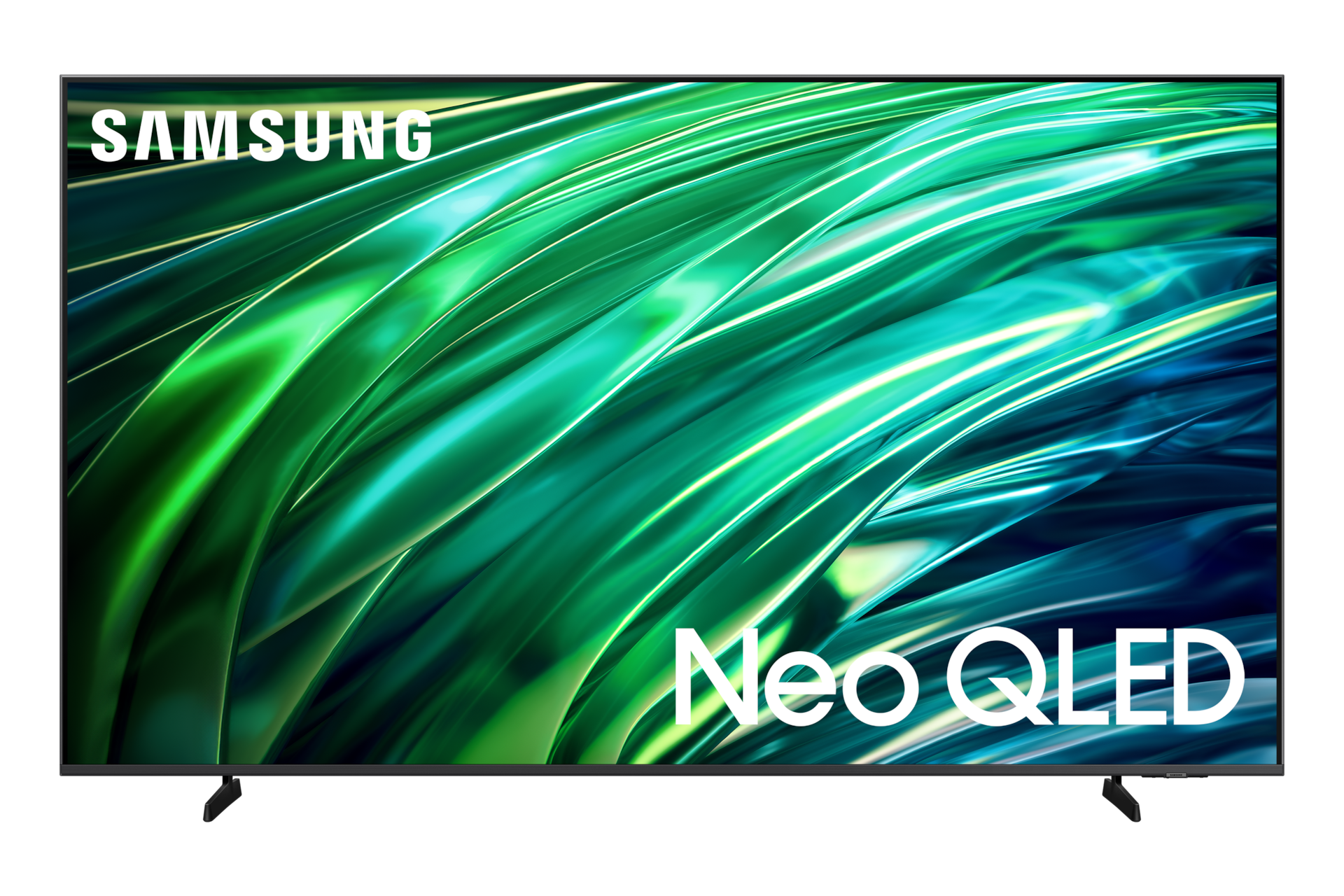 Telewizor 75” Neo QLED 4K QNX1D  stojący na podstawie, widok na wprost