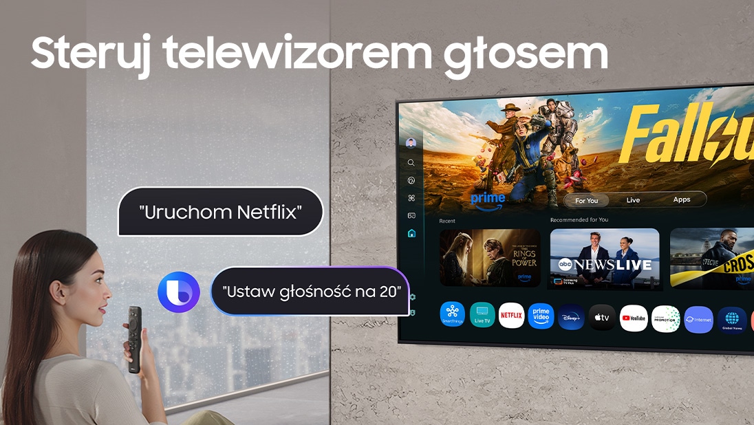 Mów i oglądaj! Steruj telewizorem po polsku z Bixby | Samsung AI TV