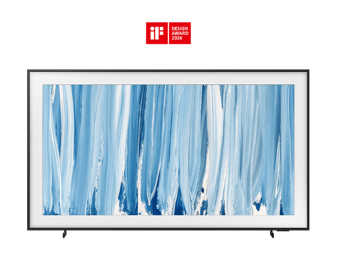 The Frame Pro LS03HW 4K Samsung Vision AI Smart TV (2026) QE55LS03HWUXXH Front Black 
