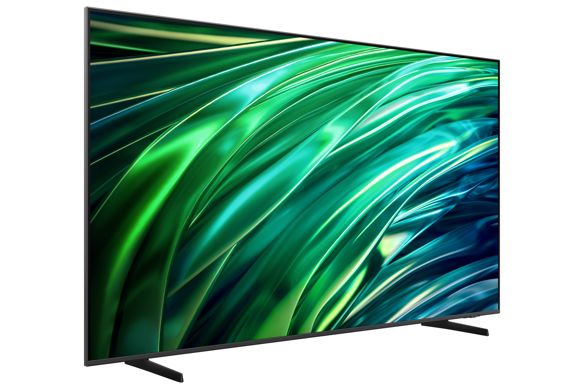 Telewizor 85” Neo QLED 4K QNX1D  stojący na podstawie, widok z lewej
