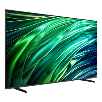 Telewizor 85” Neo QLED 4K QNX1D  stojący na podstawie, widok z lewej