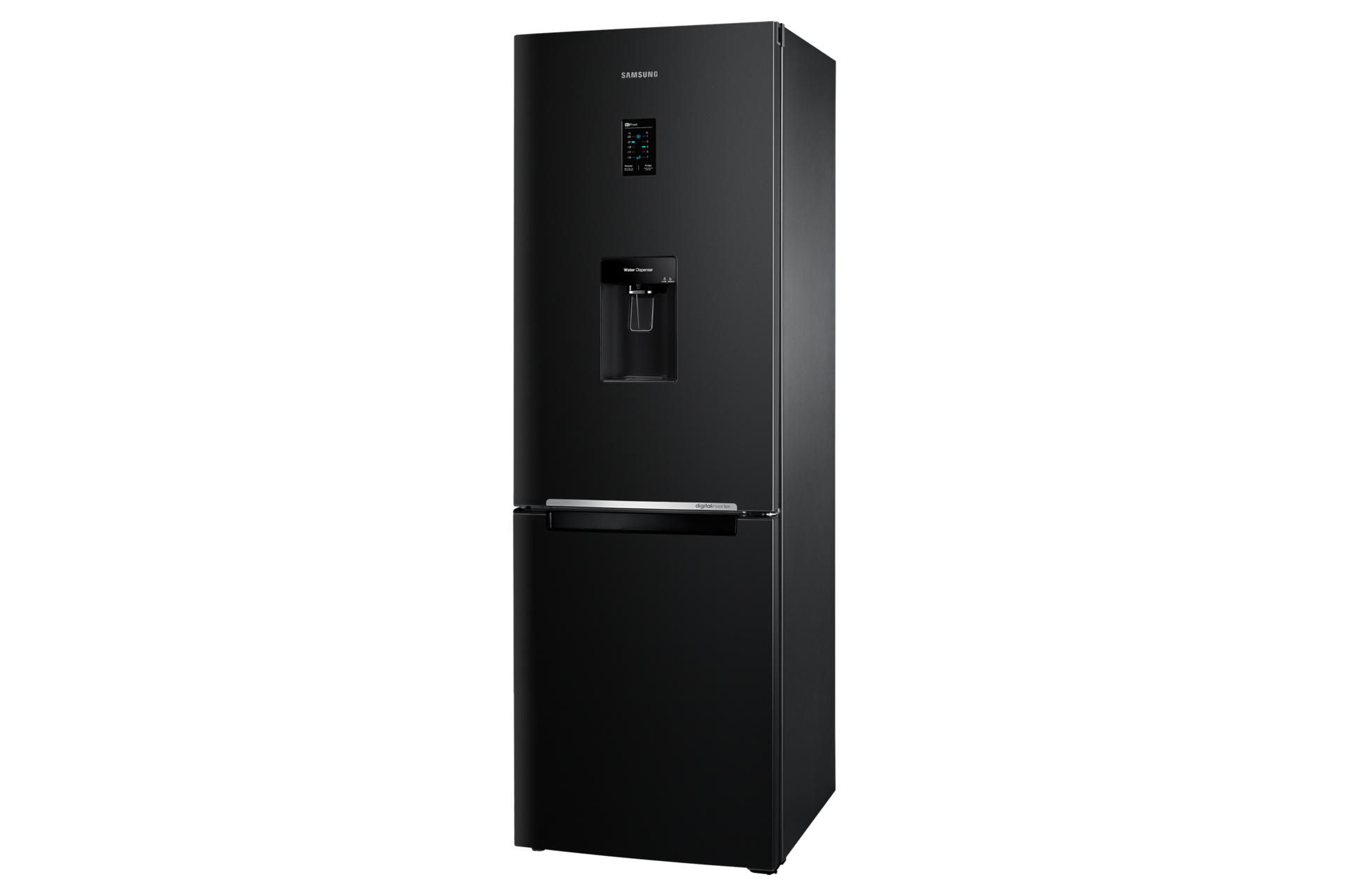 Czarna, stylowa lodówka No Frost RB31FDRNDBC/EO zawsze doskonale wygląda w kuchni.