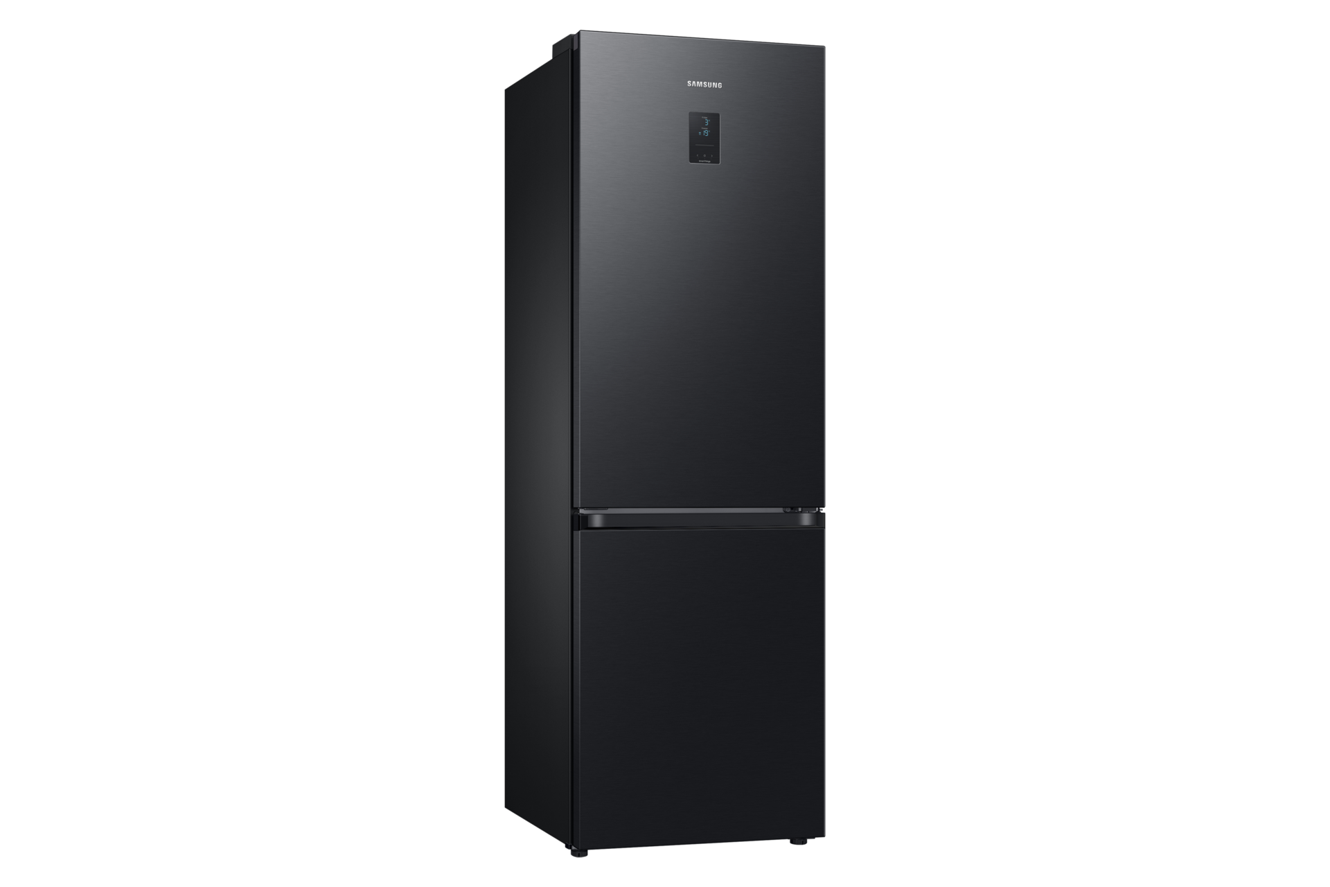 Bottom Mount Freezer Refrigerator AII around cooling 340 L-Perspective Black 