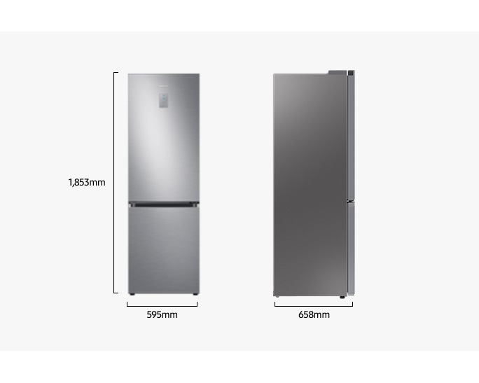 Sam decydujesz, jak rozmieścisz półki w lodówce Samsung RB34T675DS9/EF. Zobacz, jakie masz możliwości.