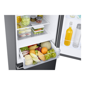 Grand+ RB34C672DBN Lodówka AI z dolnym zamrażalnikiem Wi-Fi 1,85 m 340 l Detail-Moist-Fresh-Zone Black Doi 