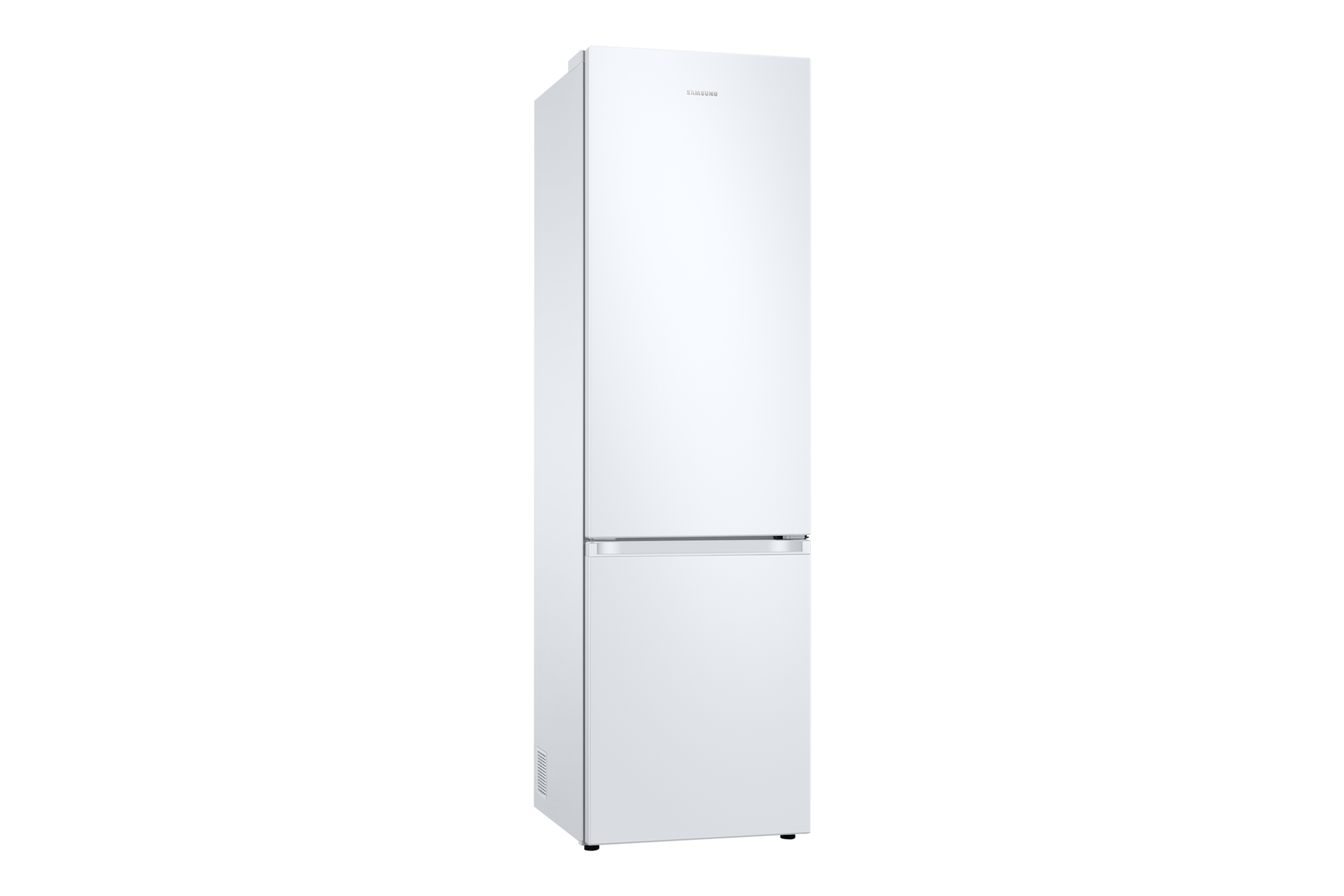Lodówka z dolnym zamrażalnikiem RB38C605CWW/EF z technologią pełnego No Frost - widok po skosie w lewo