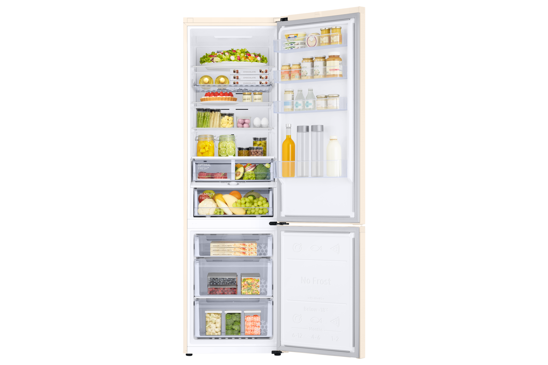 front-open-with-food Beige