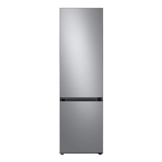 Bespoke Bottom Mount Freezer with SmartThings AI energy mode and Twin Cooling Front Silver 