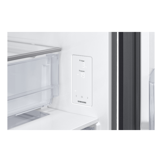 Lodówka z dolnym zamrażalnikiem AI Combi Max RB53DG706CB1EO - widok zbliżenia na panel sterujący